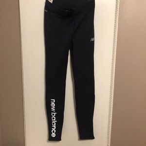 New balance reflective fleece leggings